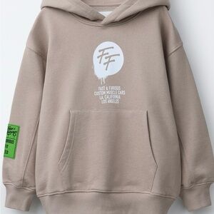 Zara Beige Fast & Furious Hoodie